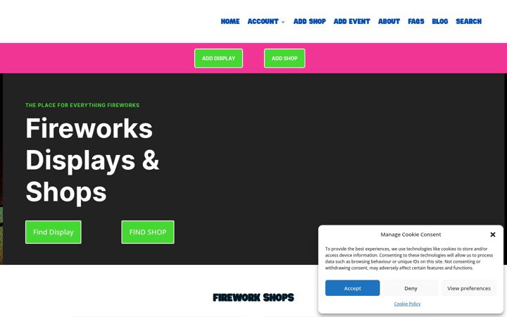 Screenshot of amazingfunfairs.com