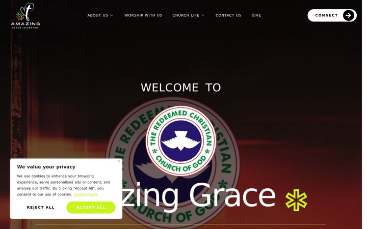 Screenshot von amazinggraceleicester.org.uk