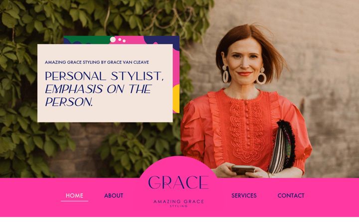Screenshot von amazinggracestyling.com