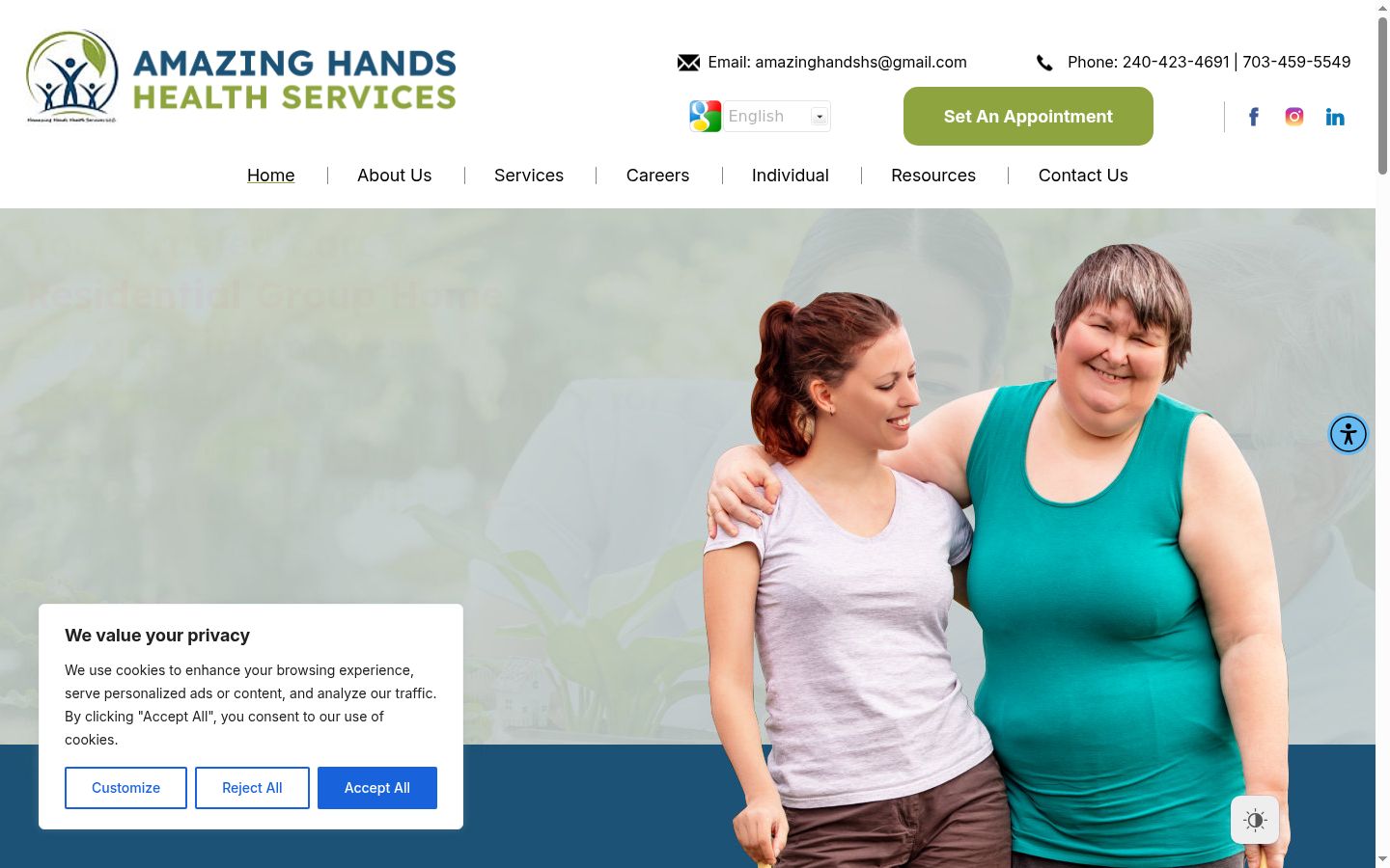Screenshot des Einwilligungsbanners vor jeglicher Interaktion