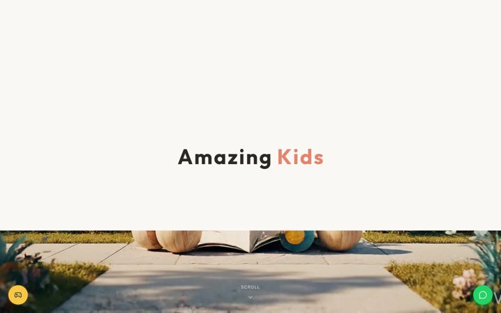 Posnetek zaslona amazingkidsschool.com