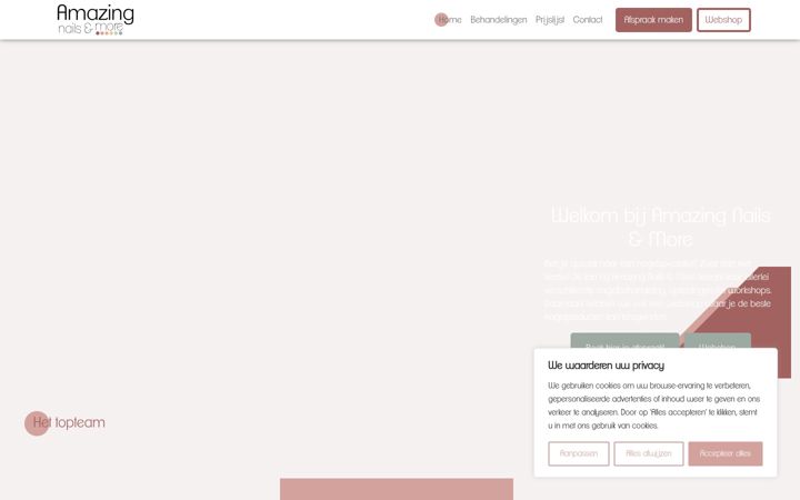 Screenshot of amazingnails.be