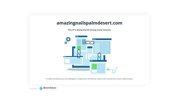 Screenshot of amazingnailspalmdesert.com
