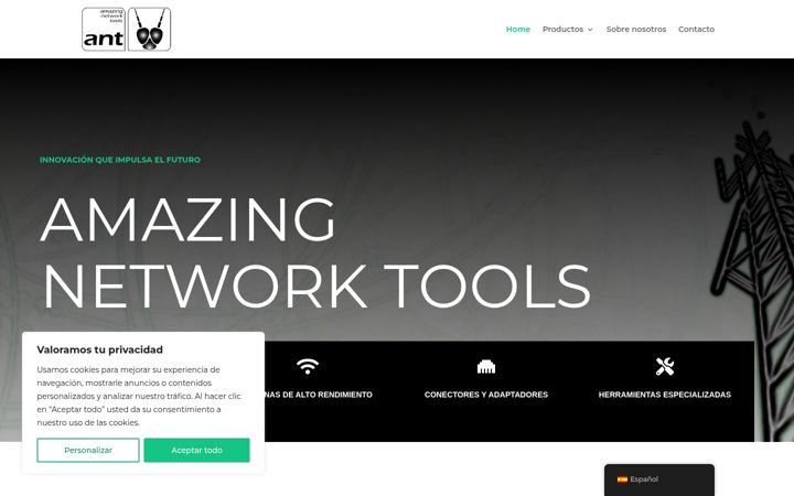 Screenshot of amazingnetworktools.es