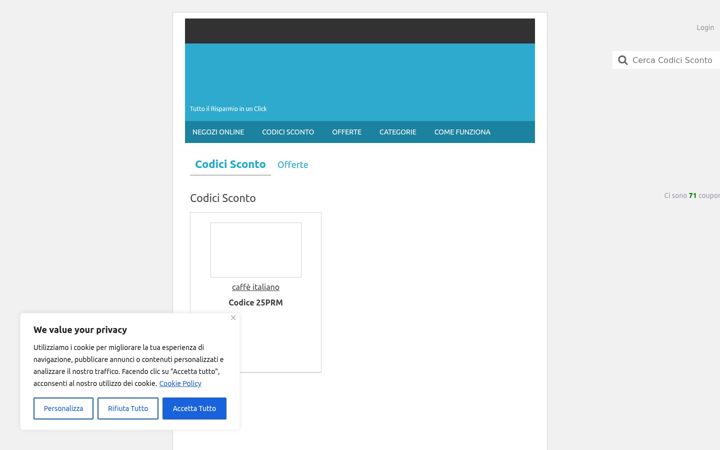 Screenshot of amazingshopping.it