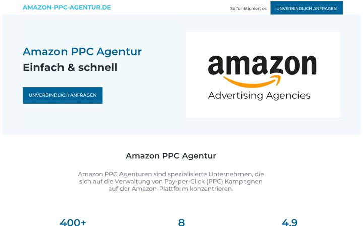 Screenshot di amazon-ppc-agentur.de