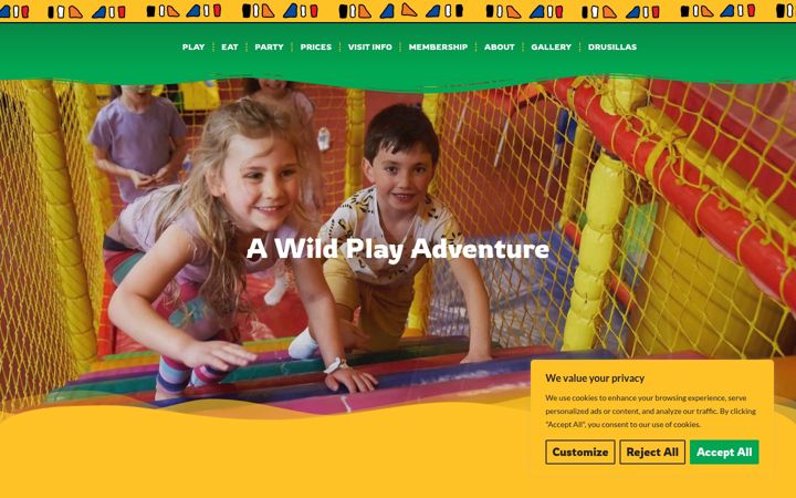 Screenshot of amazonadventure.co.uk