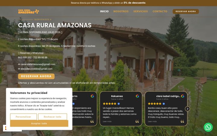 Captura de ecrã de amazonasetxea.com