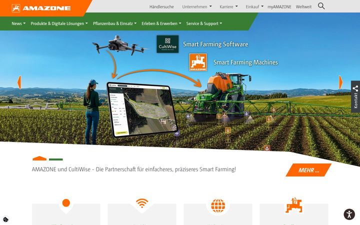 Screenshot of amazone.de