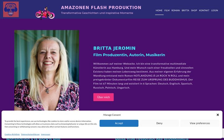 Screenshot of amazonen-flash.com