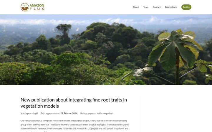Screenshot of amazonflux.org