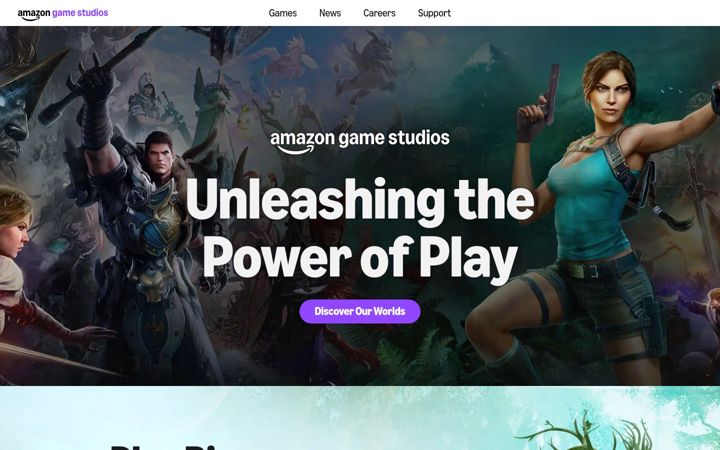 Zrzut ekranu amazongamestudios.com