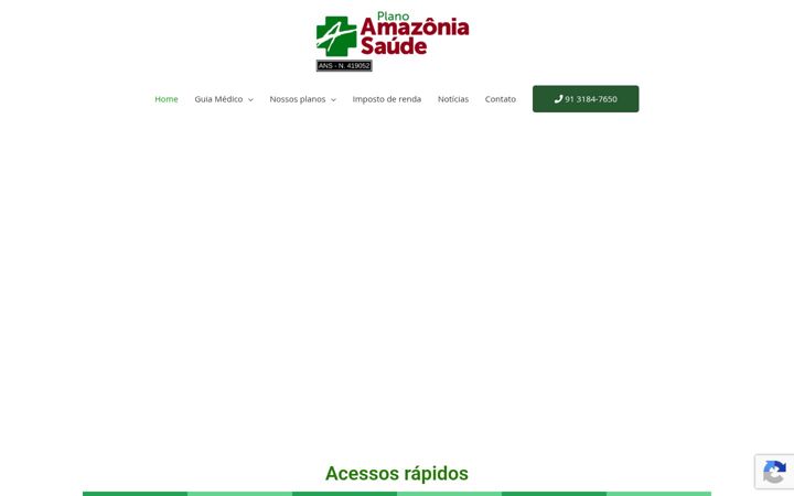 Screenshot of amazoniaplanos.com.br