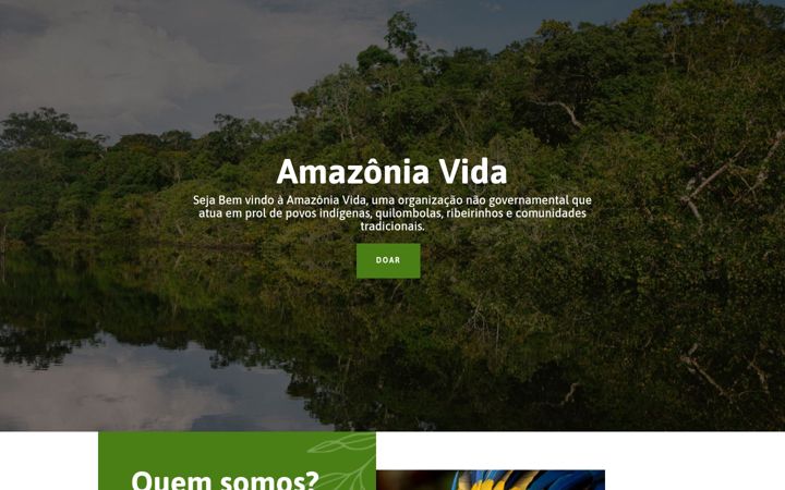 Posnetek zaslona amazoniavidajurua.com.br