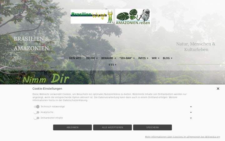 Screenshot of amazonien.reisen