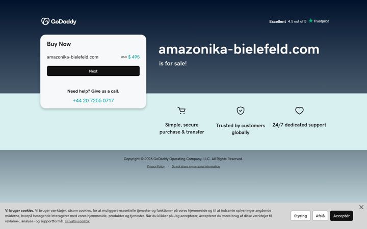 Screenshot of amazonika-bielefeld.com