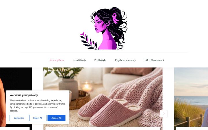 Screenshot of amazonka-rehabilitacja.pl