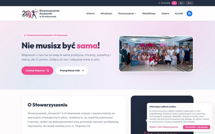Screenshot of amazonki-hrub.pl