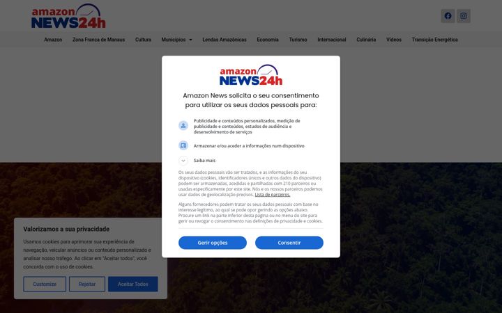 Posnetek zaslona amazonnews24h.com.br