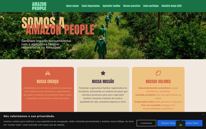 Screenshot of amazonpeople.com.br