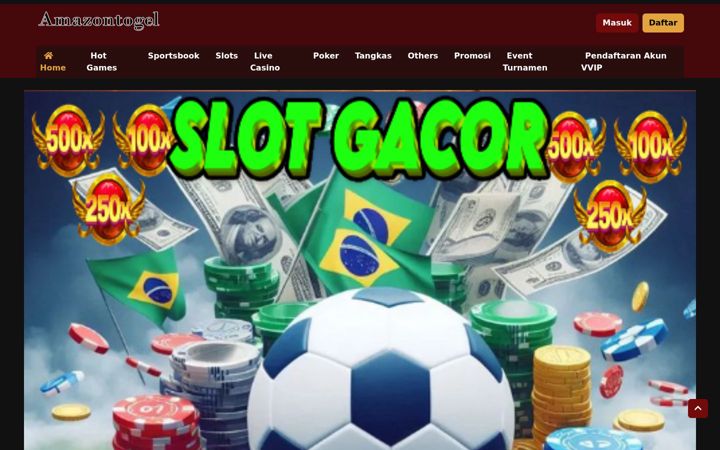 Screenshot of amazontogel.net