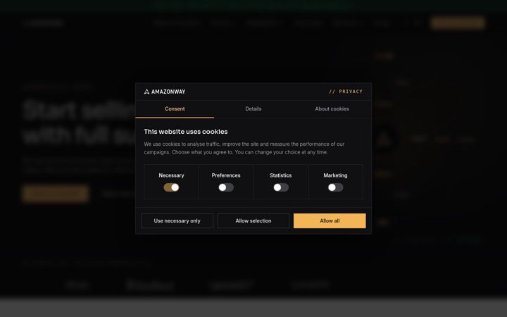 Skjermbilde av amazonway.eu