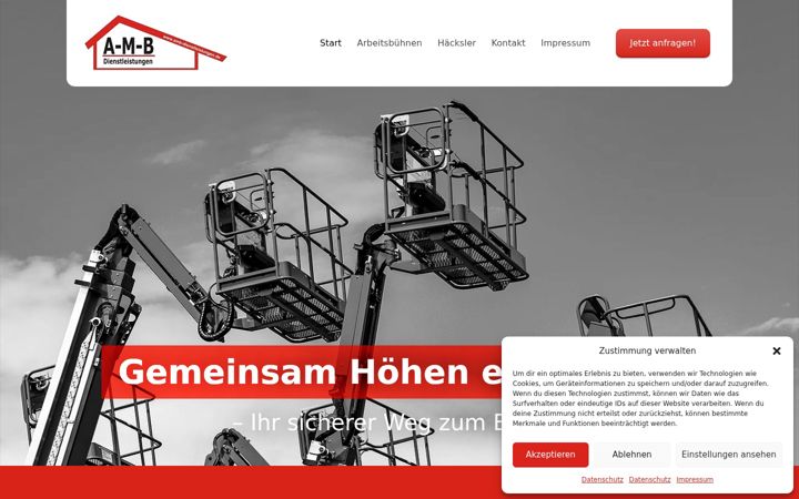 Screenshot of amb-dienstleistungen.de