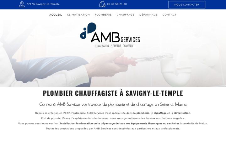 Screenshot von amb-services77.fr
