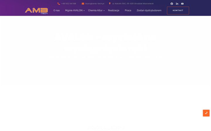 Screenshot von amb-tech.pl