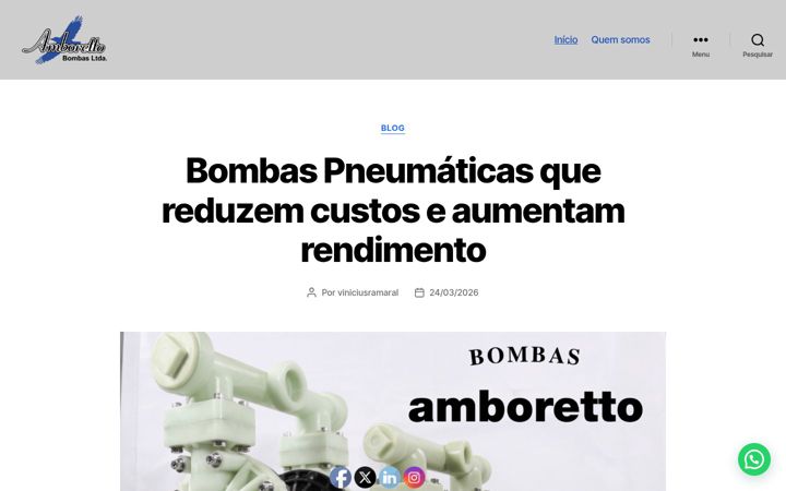 Screenshot of amb1.com.br