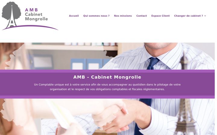 Screenshot of amb75.fr