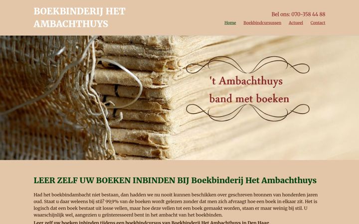Screenshot of ambachthuys.nl