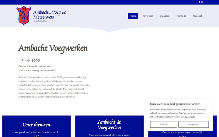Képernyőkép: ambachtvoegwerken.nl