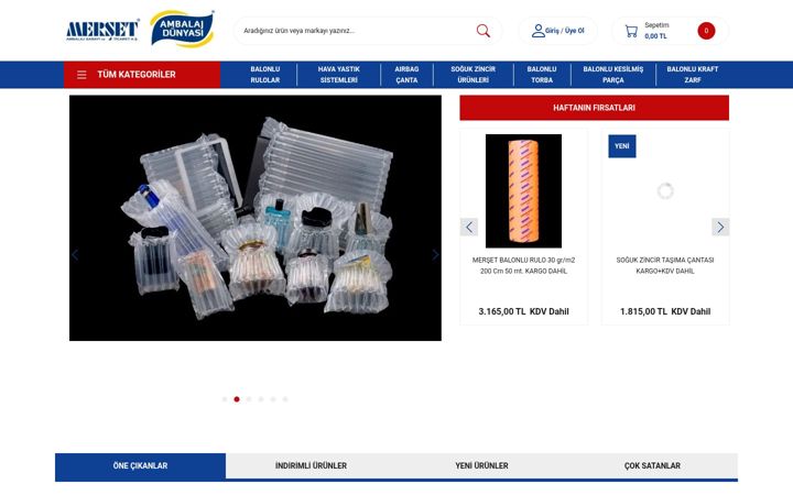 Screenshot of ambalajdunyasi.com.tr