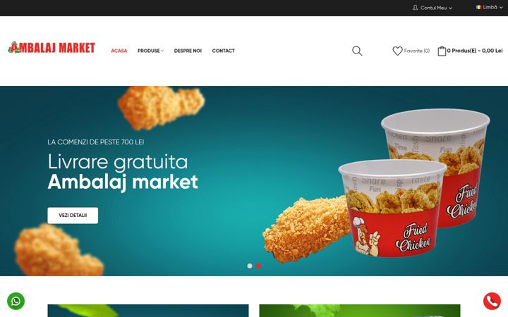 Screenshot of ambalajmarket.ro