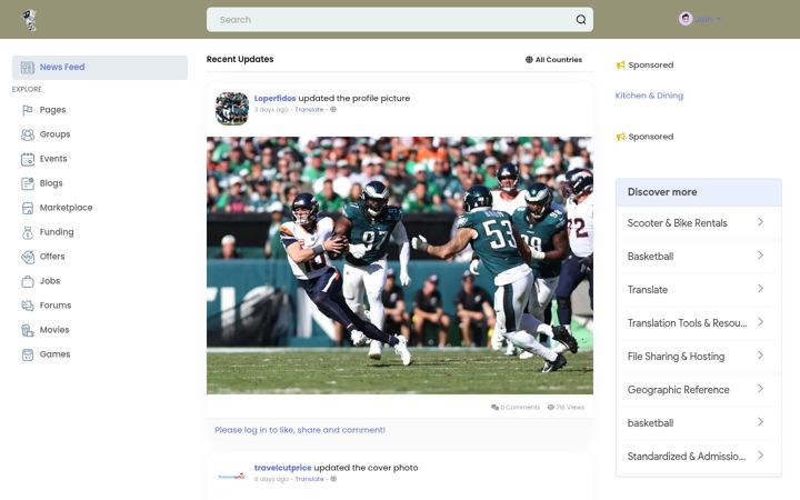 Screenshot ta' ambaland.com