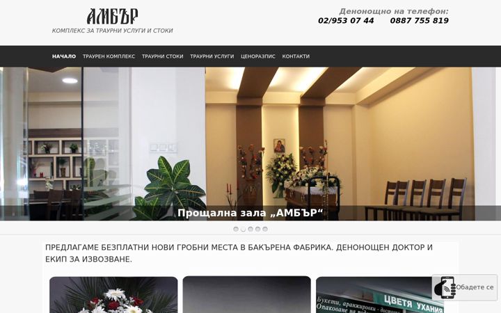 Zrzut ekranu ambar-bg.com