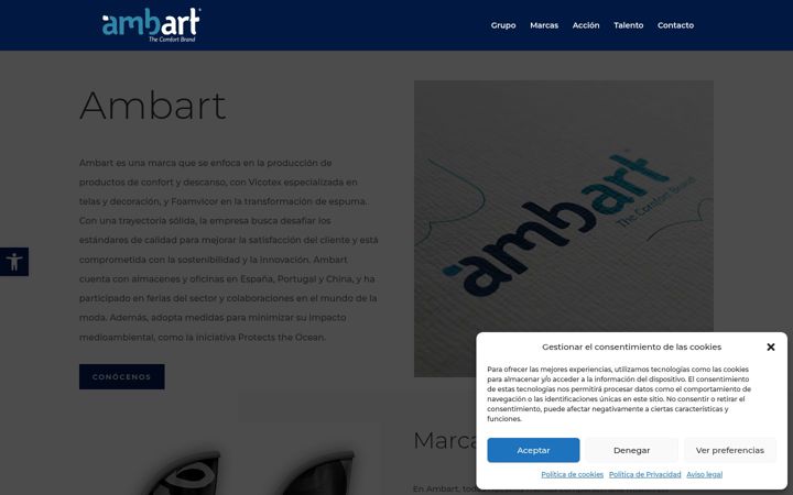 Screenshot of ambart.es