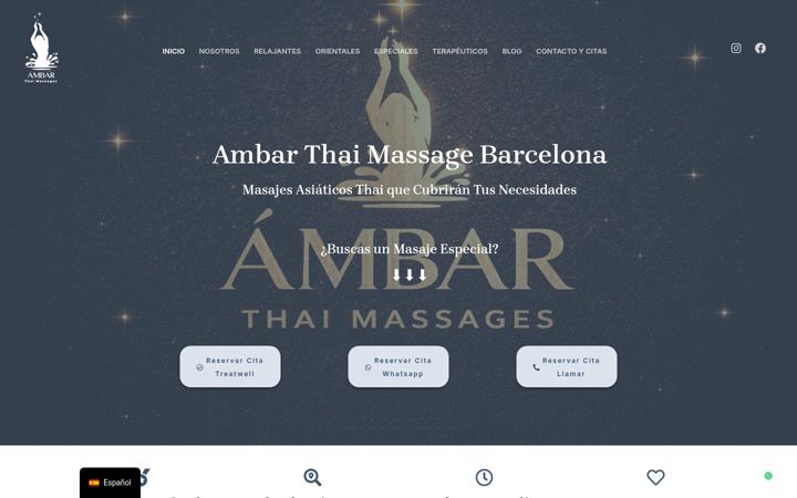 Screenshot of ambarthai.com