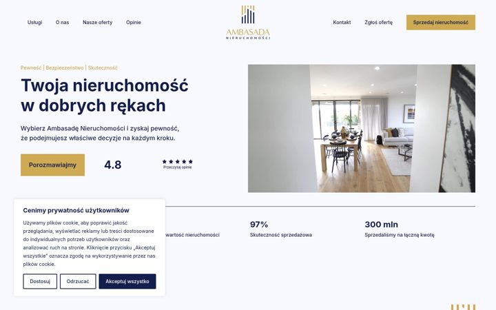 Screenshot of ambasada-nieruchomosci.pl