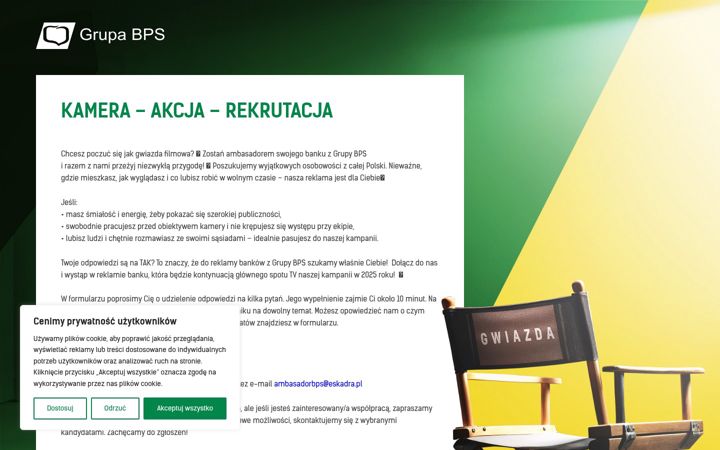 Screenshot of ambasadorbps.pl