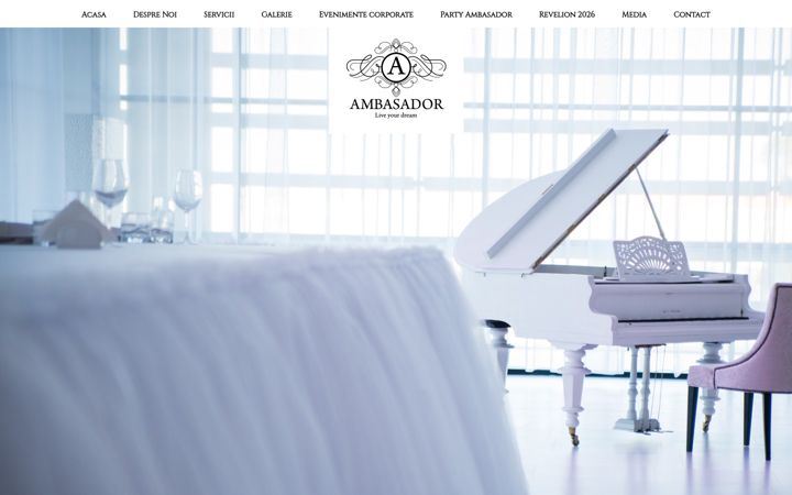 Screenshot ta' ambasadororadea.ro