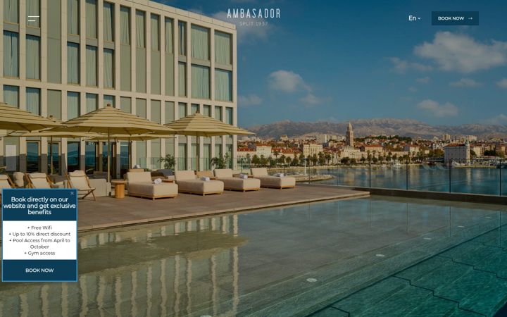 Screenshot ta' ambasadorsplit.com