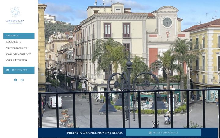 Screenshot ta' ambasciatasorrento.it