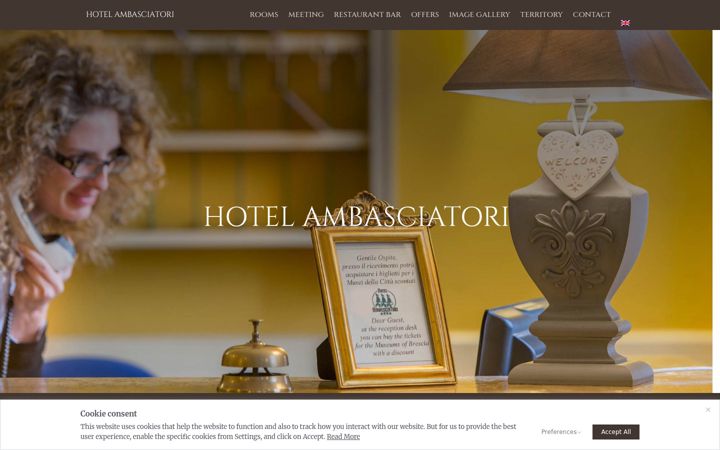 Screenshot of ambasciatori.net