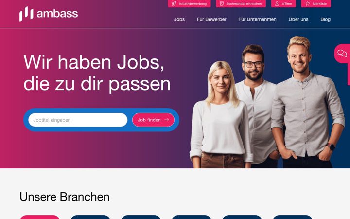 Screenshot of ambass-group.de