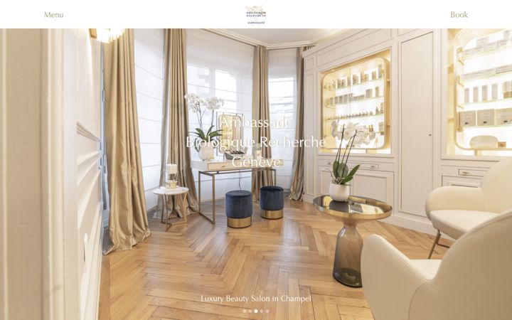 Screenshot of ambassadedelabeaute.ch