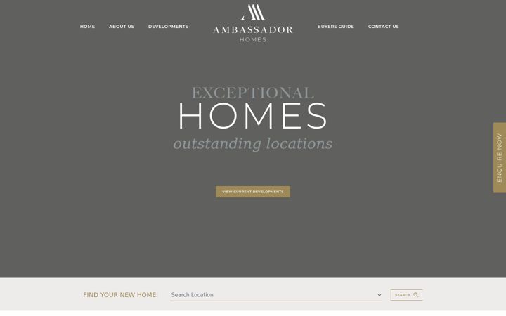 Screenshot of ambassador-homes.co.uk