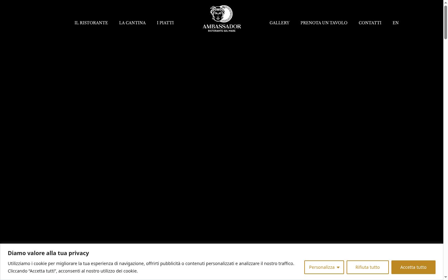 Snímka obrazovky banera súhlasu zobrazeného pred akoukoľvek interakciou