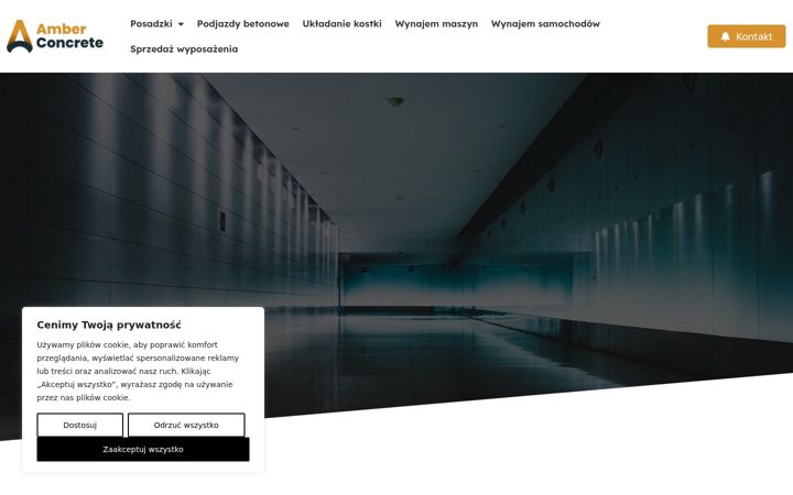 Screenshot of amber-concrete.pl
